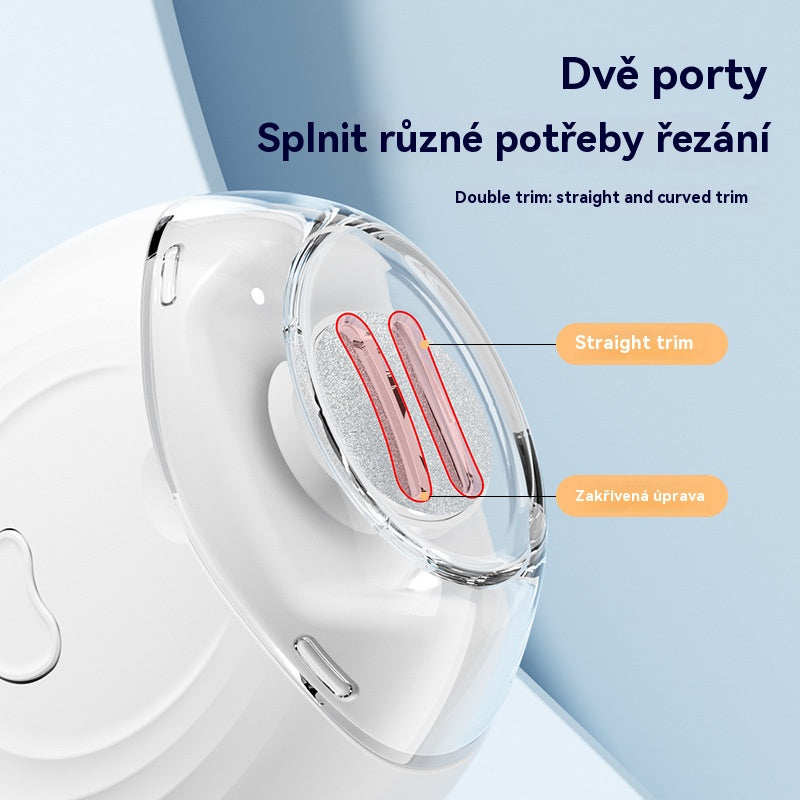💅✨ Automatický pilník na nechty (1 kus), pre bezpečnú a šetrnú starostlivosť o nechty 👶🔧