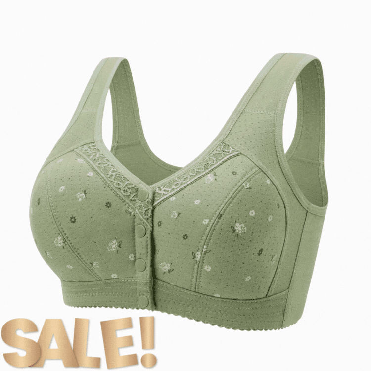 🎀🌟【1 sada za 3 kusy】👙 【45 – 100 kg】Nová veľká čipkovaná podprsenka pohodlného štýlu (59 % zľava)