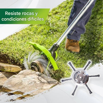 【Compra 1 y llévate 1 gratis：2 piezas】 Cabezal de corte reemplazable para cortacésped/desbrozadora - cabezal de corte de acero para cortar césped