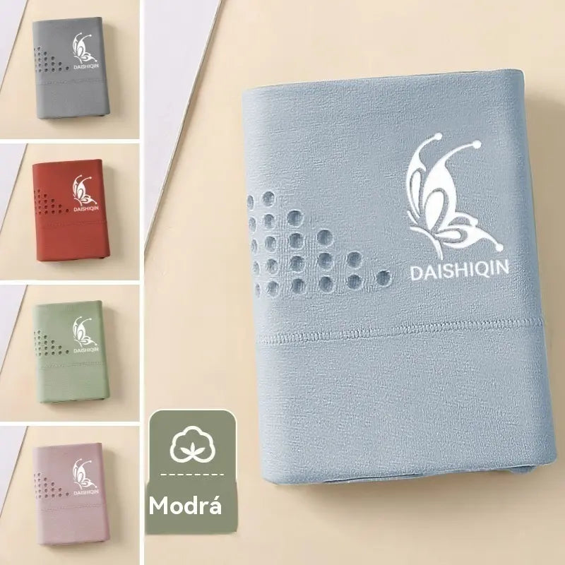 ✨🩲1 sada (5 kusov) --- 💥Dámske bavlnené nohavičky s vysokým pásom vo veľkých veľkostiach
