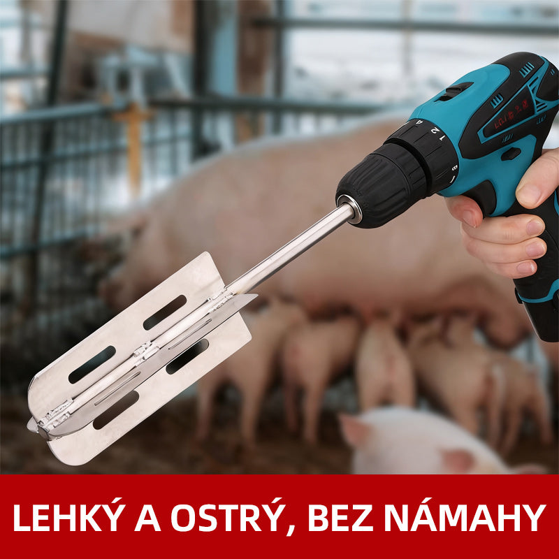 🐷🪒👨‍🌾【Kúpte 1 a získajte 1 zadarmo】🔥Odchlpovací stroj určený pre porážky, elektrická škrabka na prasacie chlpy, výkonný nástroj na odstraňovanie chlpov z ošípaných.