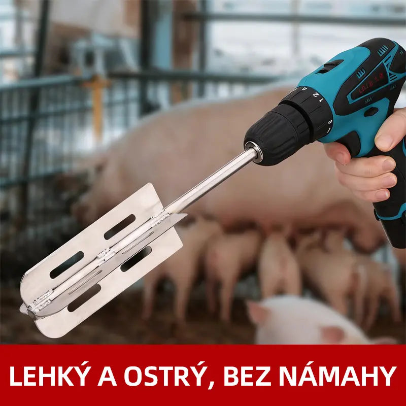 🐷🪒👨‍🌾Odchlpovací stroj určený pre porážky, elektrická škrabka na prasacie chlpy, výkonný nástroj na odstraňovanie chlpov z ošípaných.