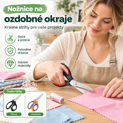 ✂️Profesionálne zúbkované nožnice na šitie, remeslá a každodenné kutilské projekty