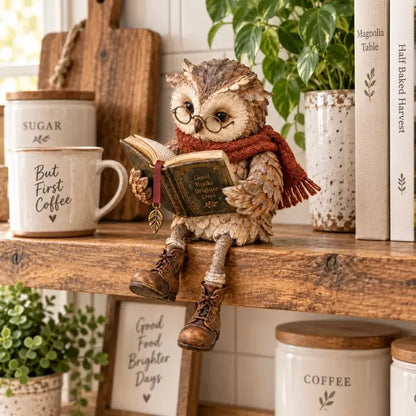 💥 50% popusta samo na ograničeno vrijeme! 🦉 Preslatka figurica sove koja čita