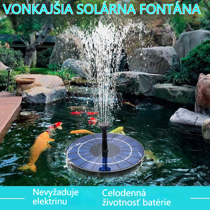 💥Vonkajšia solárna fontána