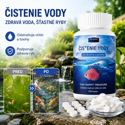 🐟【Kúpte 1 a získajte 1 zadarmo】【2 fľaše, spolu 400 tabliet】💧 Šumivé tablety na čistenie akváriovej a jazierkovej vody 🔥