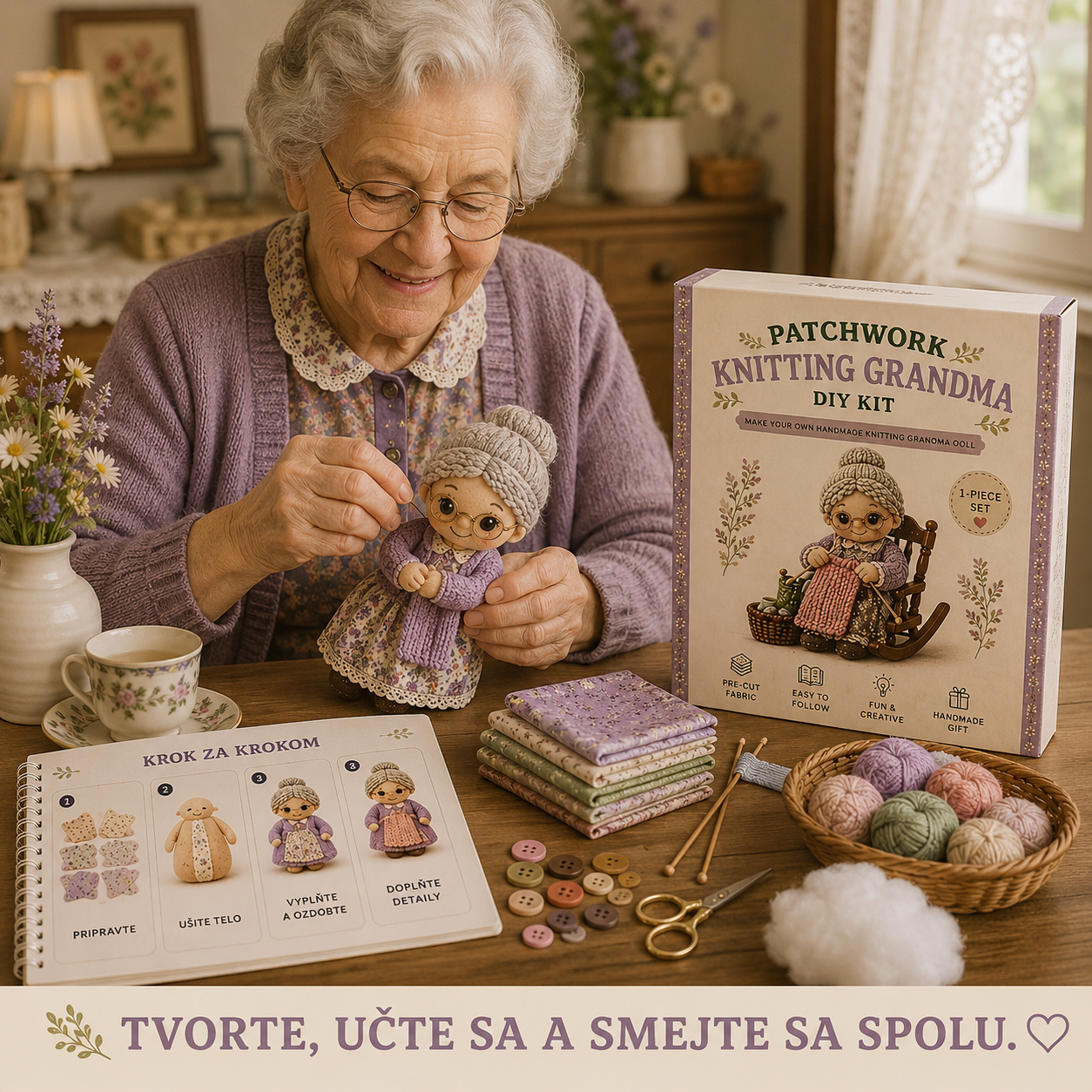 🎁🧵 Svetová séria miniatúr – Séria patchworkových DIY sád