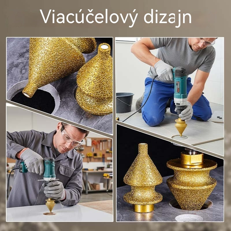 🧰🛠️【38 mm/55 mm】Multifunkčný diamantový skosovací vrták
