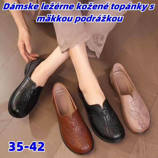 👟【35-42】💟Dámske ležérne kožené topánky s mäkkou podrážkou