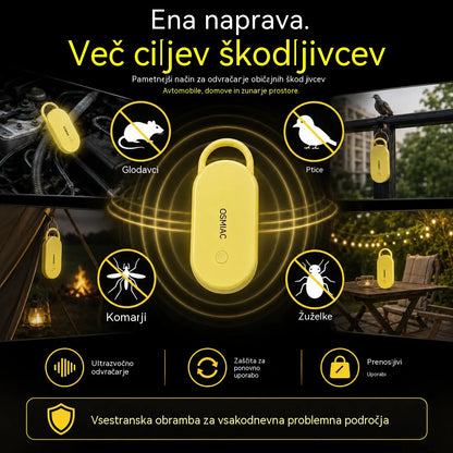 【Kupite 1, dobite 1 gratis】🛡️ Prenosni alarm za miško: Ultrazvočni alarm 🐭