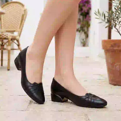 💖【35-40】Retro francúzsky štýl, univerzálne lodičky so špicatou špičkou