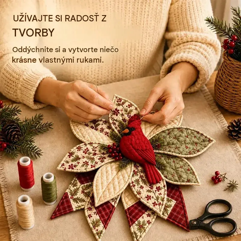 🎇🎄Sada na šitie prešívaných vianočných závesov na dvere (7 dizajnov)