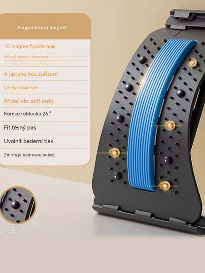 Magnetoterapia tri v jednom, akupresúrna a trakčná magnetoterapia, akupunktúra a masáž, tlakomer bedrovej chrbtice
