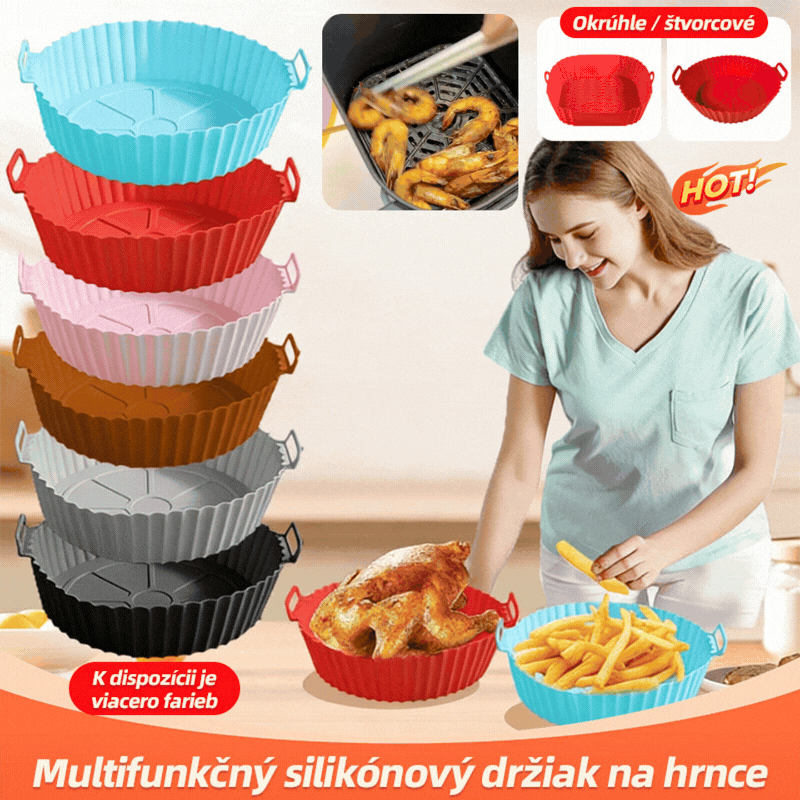 Podložka do fritézy, zosilnená silikónová podložka na pečenie potravinárskej kvality na domáce použitie