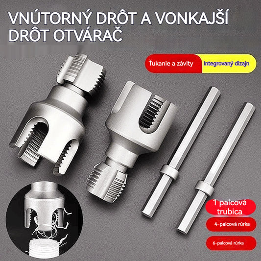 ⚙️🔩 Nástavec pre Závitovanie Vodovodných Rúr – Vnútorné a Vonkajšie PVC Závity za Niekoľko Minút