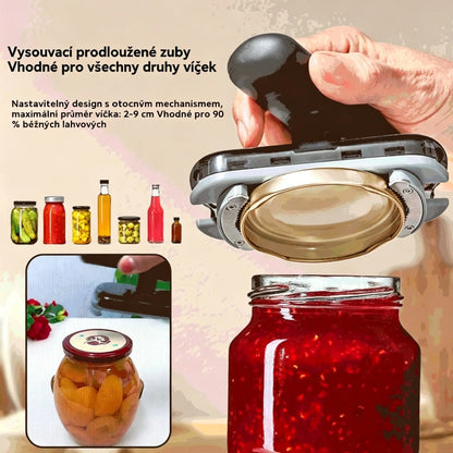 🍲✨【Kupte 1, dostanete 1 zdarma】Multifunkčný otvárač konzerv s protišmykovou úpravou a úsporou sily