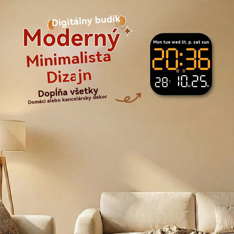 Digitálne hodiny pre domáce aj kancelárske použitie – jemne sa zobuďte a rozlúčte sa s otravnými budíkmi!