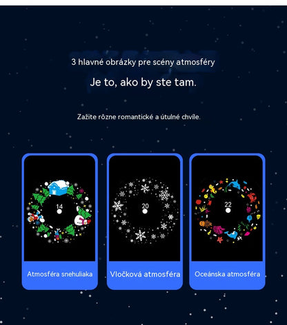 💖🌙2026 Dynamicky rotujúca LED projekčná lampa! ☁️🔥✨