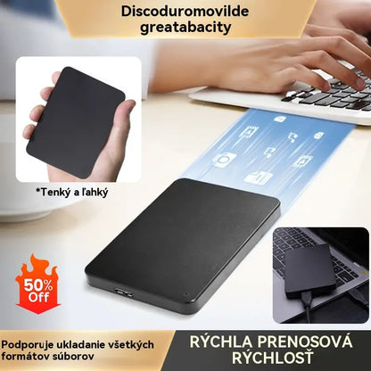 🔥🔥【Posledný deň s 50% zľavou】Prenosný pevný disk 16TB