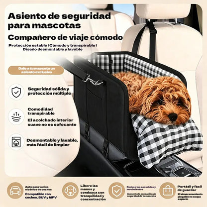 🐶 Izkoristite 50 % popust zdaj! 🎁 Prenosni pasji avtosedež, vključno z varnostnim pasom in oblazinjeno transportno torbico za hišne ljubljenčke.