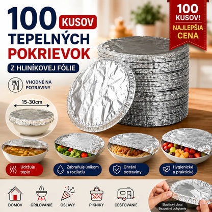 📢📢 ZĽAVA 50%!⏰【100 kusov】 Izolačný kryt z hliníkovej fólie