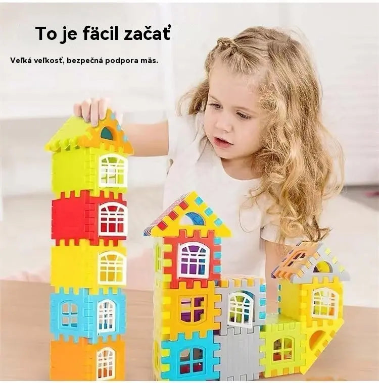 🎁🧩【70 kusov】 Vzdelávacie hračky zo stavebníc