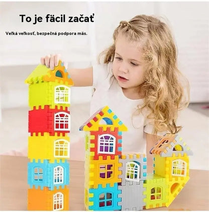 🎁🧩【70 kusov】 Vzdelávacie hračky zo stavebníc