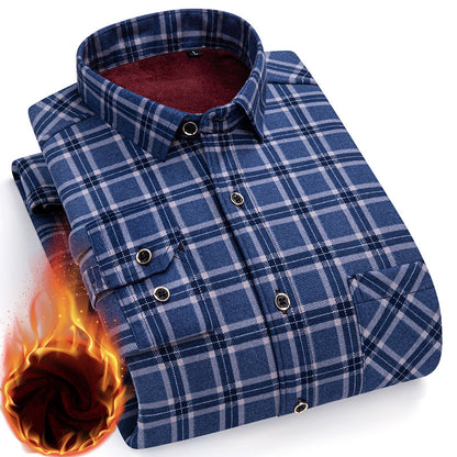 👔【L-5XL】Nové pánske termo tričko s obojstranným plyšom na jeseň a zimu - štýlové a všestranné.
