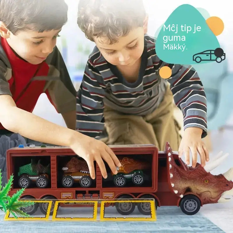 🦖🚛 Dinosaurie nákladné auto, ktoré preváža, vypúšťa a zabáva! 🎵✨