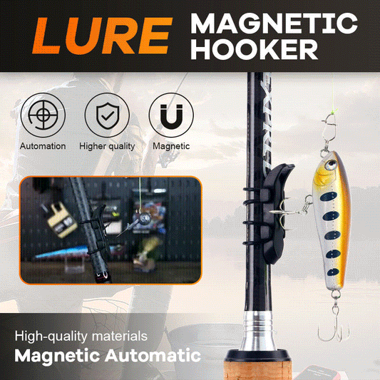 🐠【5 sáda】🎣💙Magnetický automatický háčik a ochrana prúta, vhodný na pripevnenie návnady