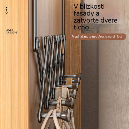 🏠🌟【Nerezová oceľ + 6-násobné skladanie】Nastaviteľný háčik na dvere