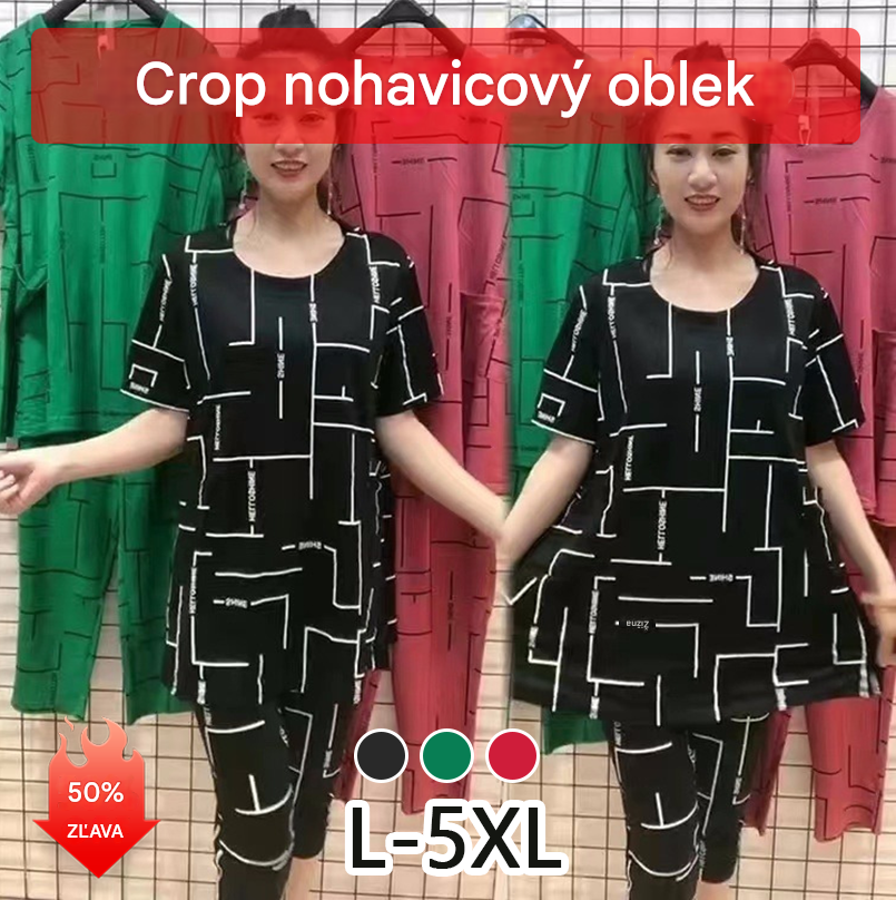 👗【Top + Nohavice】🔥Kúpte 1 a získajte 1 zadarmo🔥Dámsky oblek s krátkym rukávom, nový štýl 2026, ležérny, pre ženy stredného a staršieho veku