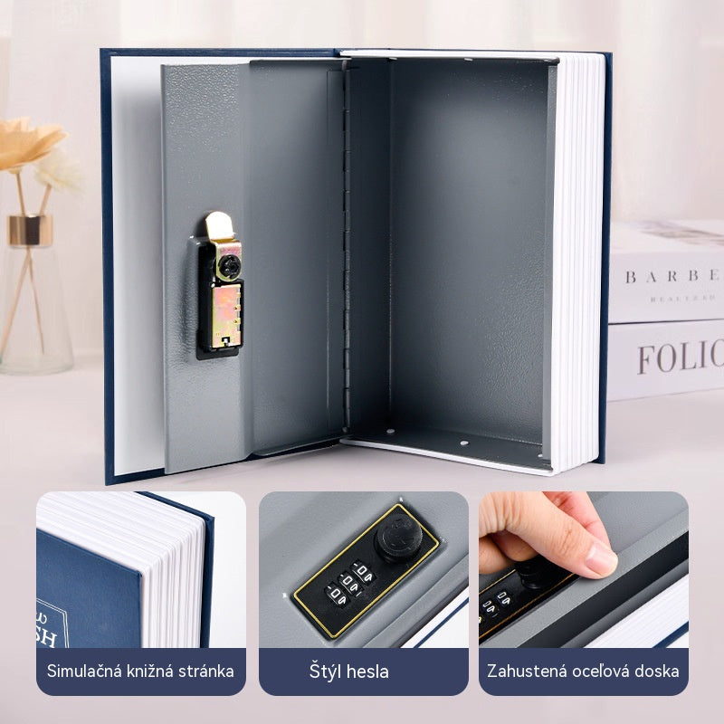 🔐📚【24*15.5*5.5cm】Skrytý trezor v podobe knihy – tajná schránka v podobe slovníka s číselným zámkom