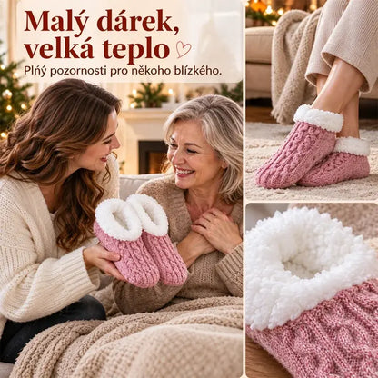 🔥🧦Silikónové protišmykové skrútené podlahové ponožky