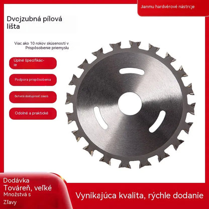 ⚙️⚡Kúpte jeden, druhý dostanete zadarmo⚡🔨🔥 Obojstranný hliníkový pílový kotúč na drevo