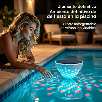 ☀️🐠 Plávajúce solárne bazénové svetlo s projekciou v tvare ryby💡💦