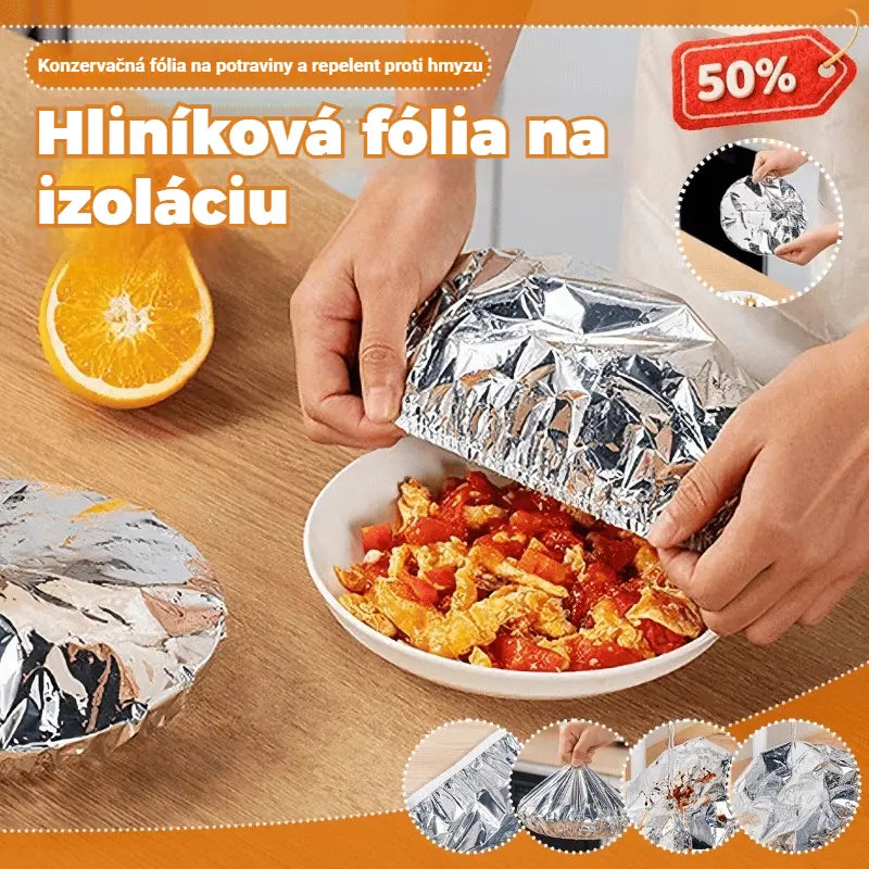 📢📢 ZĽAVA 50%!⏰【100 kusov】 Izolačný kryt z hliníkovej fólie