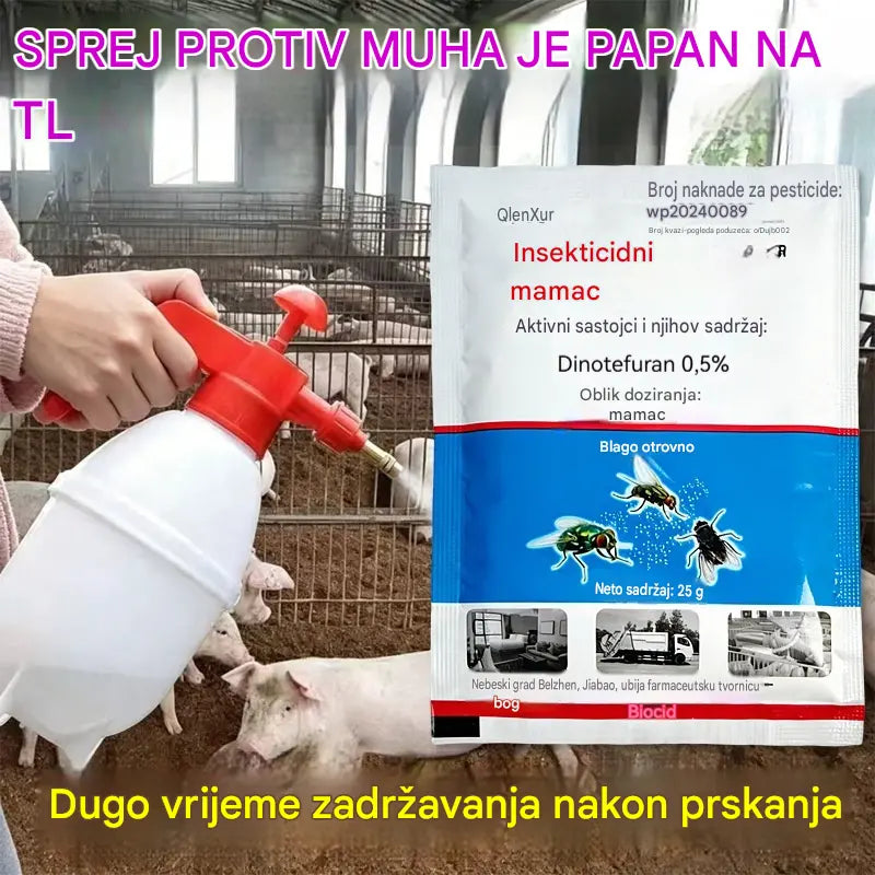 【30%OFF】【10 pakiranja】🦟 Posebno dizajnirano za suzbijanje komaraca i muha na farmama, jedno pakiranje ubija buhe/skakavce/žohare/muhe/komarce!