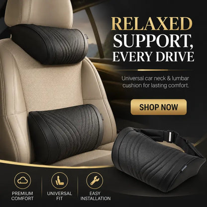 🚗💤Znížte únavu počas jazdy! Univerzálny vankúš na krk z pamäťovej peny do auta – ergonomická opierka hlavy na dlhé cesty autom.