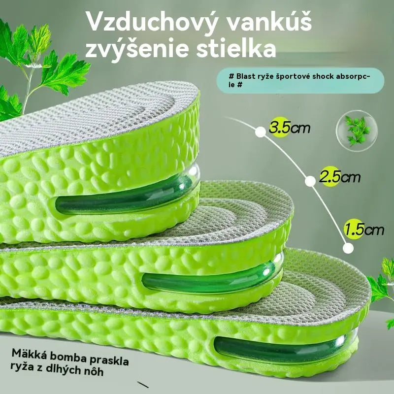 ⏰👟【Kúpte 1 pár a dostanete 1 pár zadarmo】📢📢Pohodlné polstrované vložky do bot, které zvyšují výšku: choďte bez námahy a stylově!👟