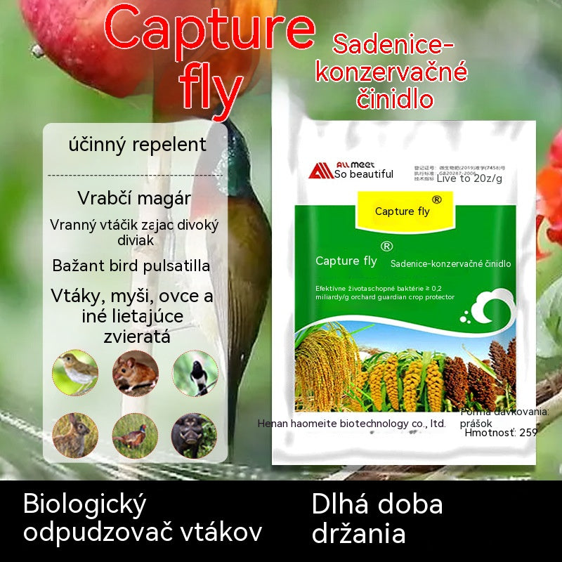 【250g】10 tašiek- Prášok na ochranu sadeníc rastlín na odpudzovanie vtákov a zvierat, ktoré by mohli poškodiť plodiny.