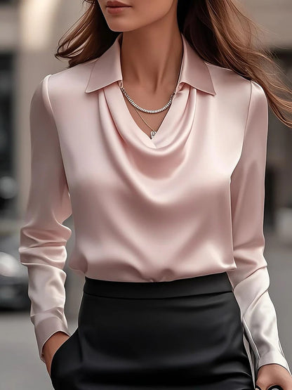 ✨【50% zľava po obmedzenú dobu】【S-3XL】【40-100 kg】Elegantná dámska košeľa s potlačou a golierom