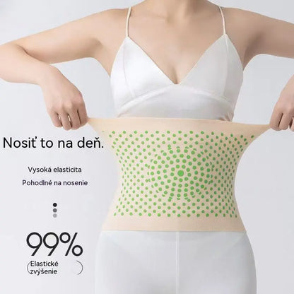 Hrejivý vyhrievací pás s palinou, zahrieva brucho a zmierňuje nepohodlie