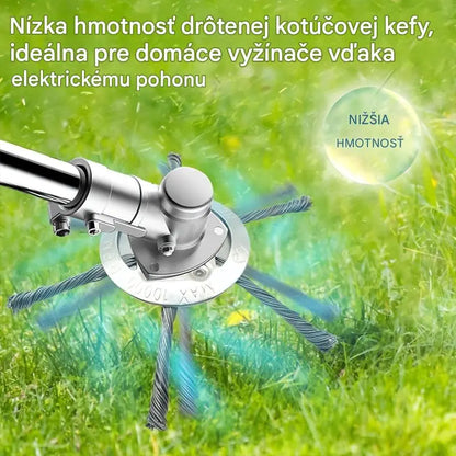 💯6-palcový oceľový drôtený nôž na kosačku na trávu