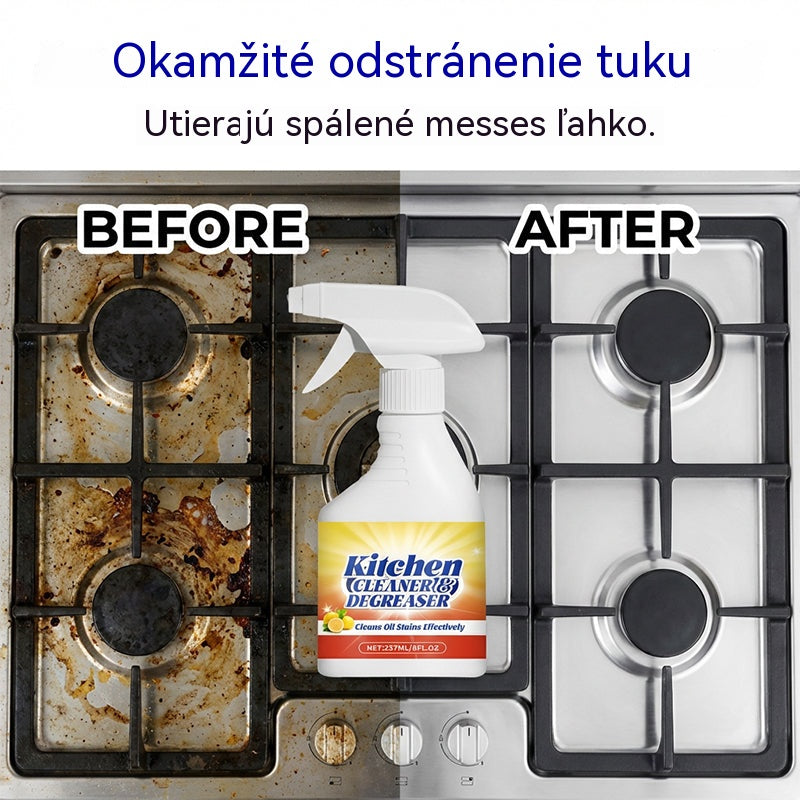 🍋【Účinné čistenie】Silný čistič kuchyne a odmasťovač v spreji