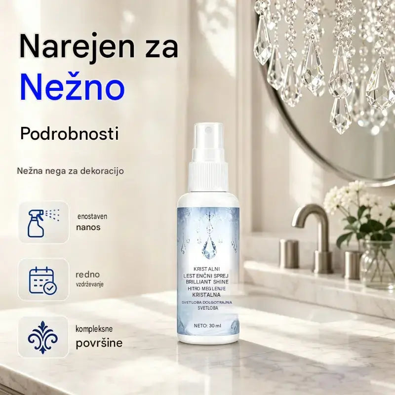 【Kupite 2, dobite 2 brezplačno】✨ Čistilo za kristalne lestence | Enostavna nega za bleščeč sijaj