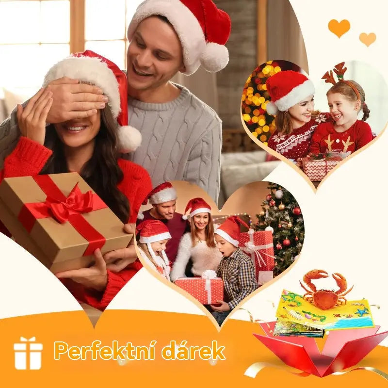 【Kúp 2 a získaj 2 zadarmo】4-dielna 🎁🎁 3D kniha so zvieratkami