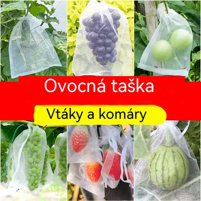 15x10cm 【50 kusov】Sieťka proti hmyzu pre ovocné mušky, ochranná sieť pre stromy a vtáky, záhradné sieťové vrecia na ochranu kvetov, rastlín, ovocia a zeleniny