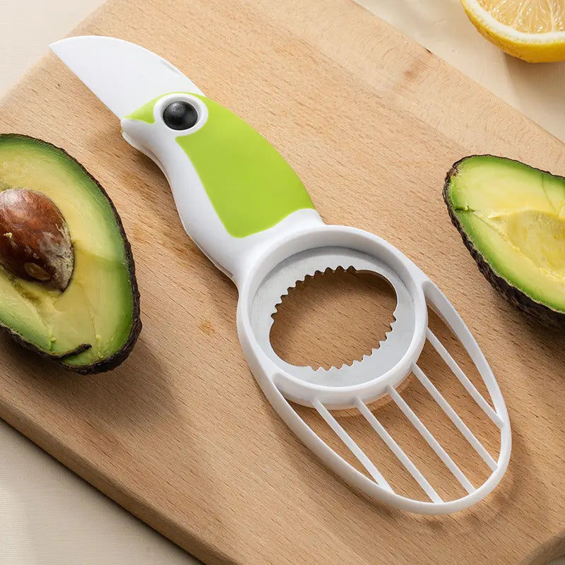 【Kúp 1, získaj 1 zadarmo】🥑Nôž na avokádo 3 v 1 na odstraňovanie kôstok a krájanie kúskov