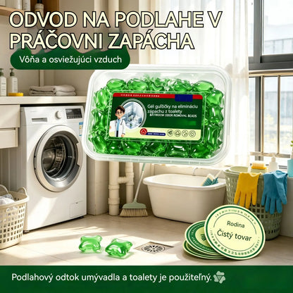 2 škatule (spolu 100 tabliet)🏠💧Deodoračné kapsuly Drain – bioenzýmové zloženie neutralizuje pachy priamo pri ich zdroji.